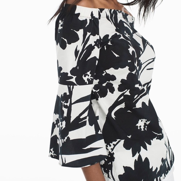 WHBM poplin off the shoulders - Picture 2 of 11